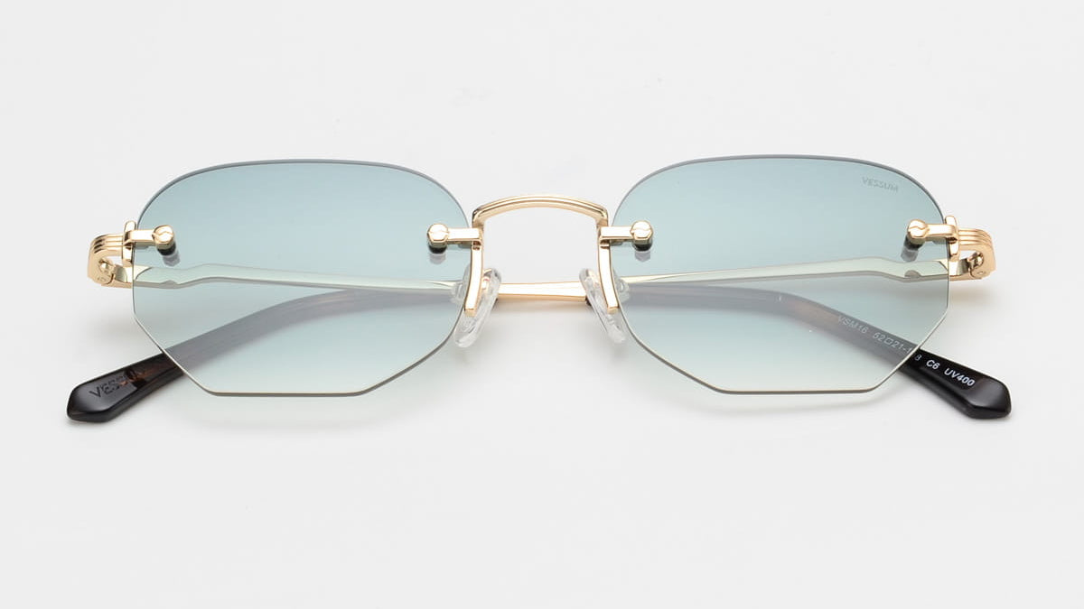 VESSUM VSM 16 / C06 – Gold Tortoise Gradient Green