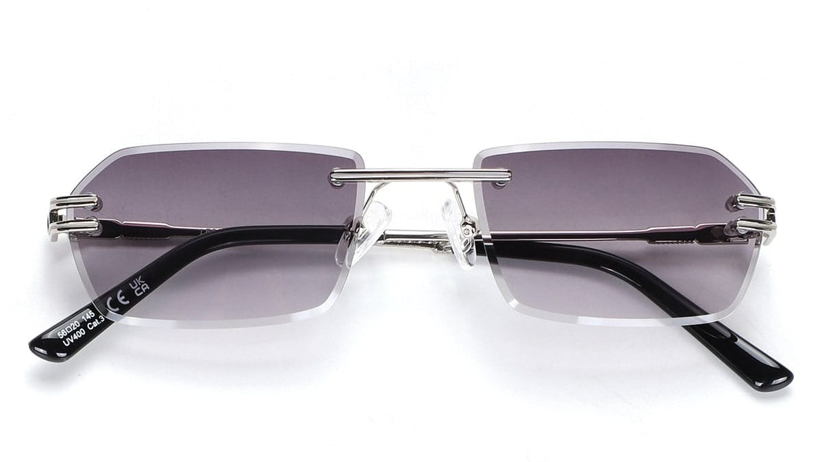 JN-249-C08 Less / Silver Gradient Gray