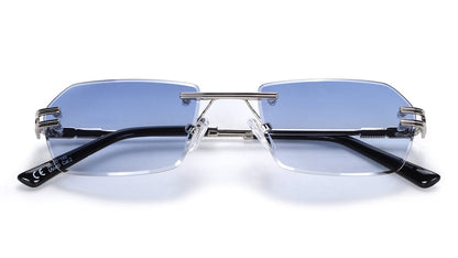 JN-249-C02 Less / Silver Gradient Blue